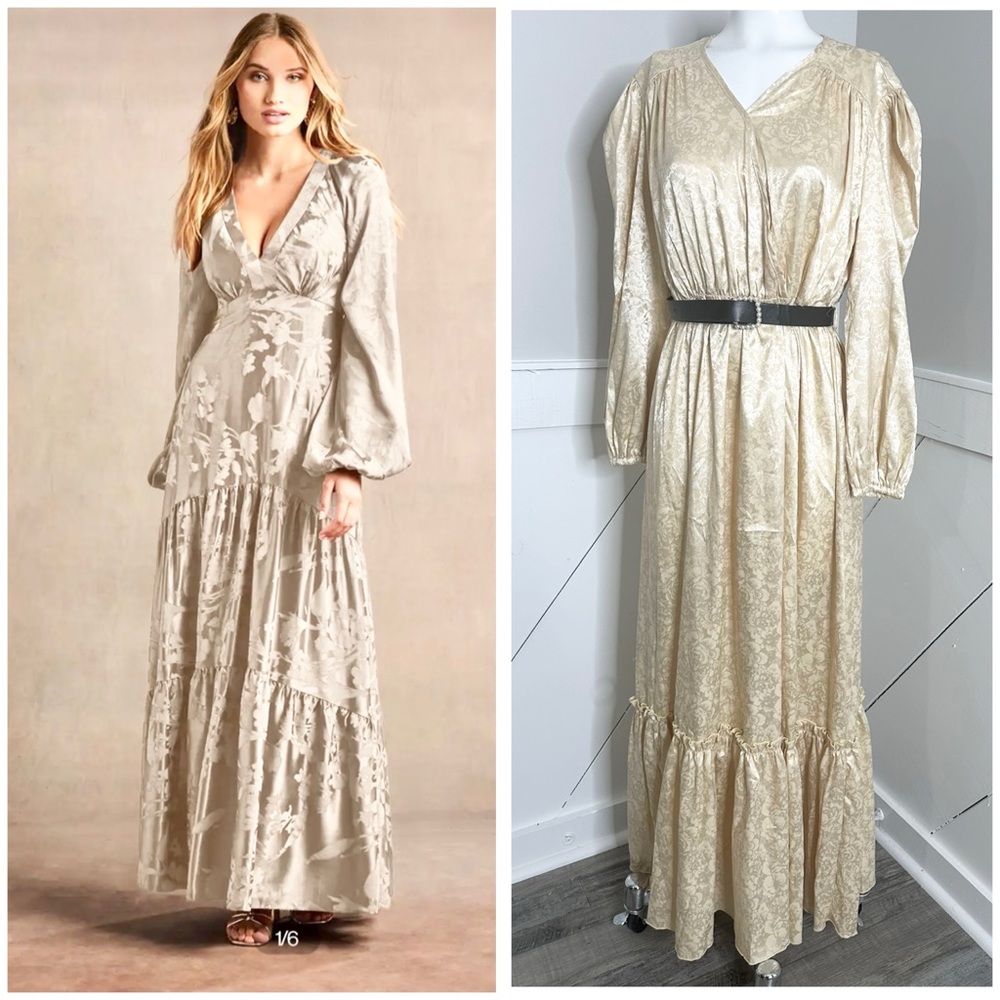 SHEIN SATIN MAXI DRESS -NEW -0XL